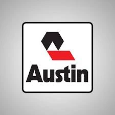 Austin company logo with stylized A